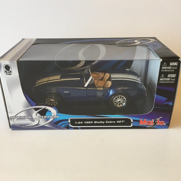 Maisto 1965 Shelby Cobra 427 1:24 Scale Special Edition Die-Cast Replica Car - Picture 1 of 7